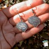 Сережки Анатомічний мозок. Колір срібло